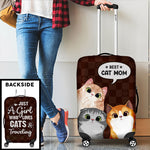 Cat Mom Cat Lover Travel Gifts - Luggage Cover