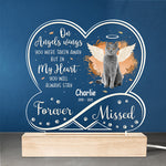 Custom Cat Memorial Gifts - Personalized 3D LED Light