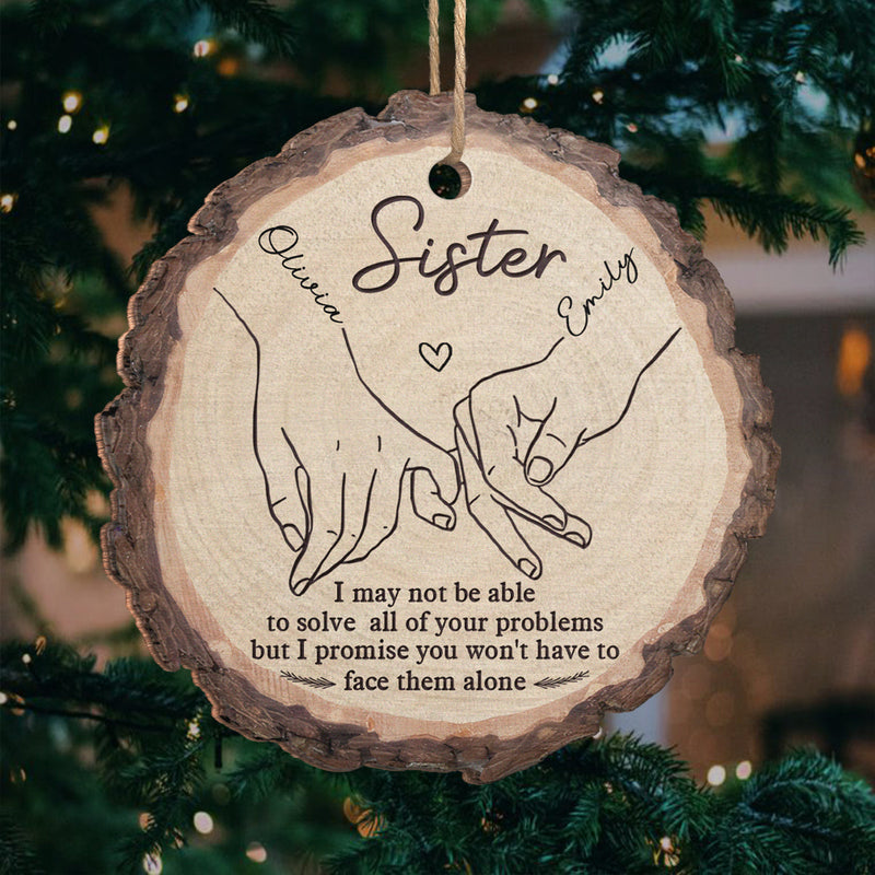 Custom Name Sister Gifts - Personalized Ornament