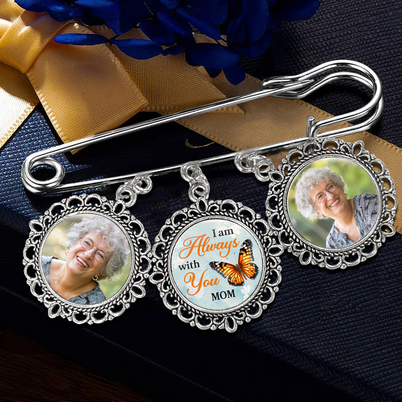 Custom Photo Memorial Dad Gifts - Personalized Memorial Lapel Pin