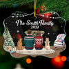 Our Christmas Is Finally Here - Memorial Personalized Custom Ornament - Acrylic Benelux Shaped - Christmas Gift, Sympathy Gift For Pet Owners, Pet Lovers