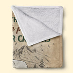 Custom Name Camping Gifts for Couples - Personalized Blanket
