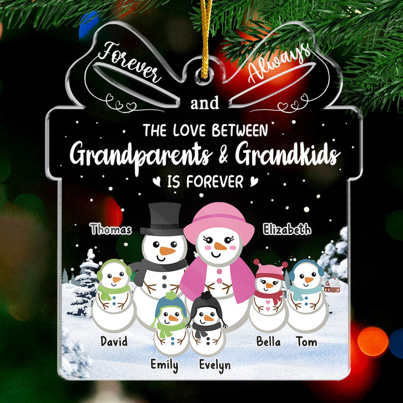Family Is The Greatest Christmas Gift - Family Personalized Custom Ornament - Acrylic Custom Shaped - Christmas Gift For Family Members