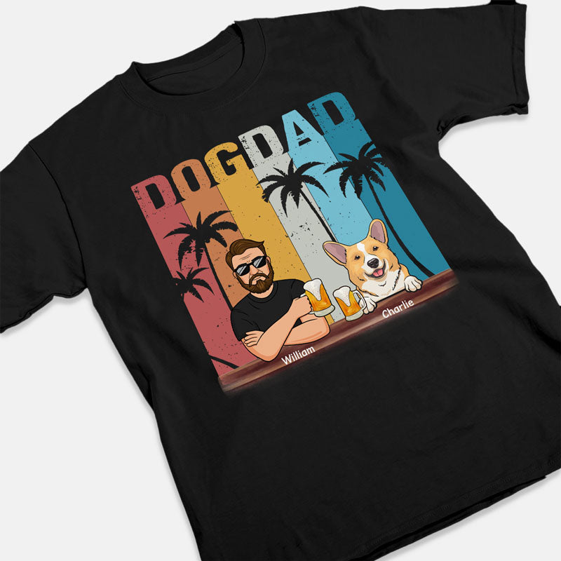 Enjoy Summer With My Mom And Dad - Dog Personalized Custom Unisex T-shirt, Hoodie, Sweatshirt - Summer Vacation, Gift For Pet Owners, Pet Lovers