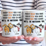 Custom Name Funny Cat Care Gifts for Cat Lovers - Personalized Mugs
