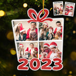 Custom Photo Christmas Family Gifts - Personalized Ornament
