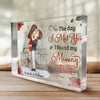 You Complete Me And Make Me A Better Person - Couple Personalized Custom Rectangle Shaped Acrylic Plaque - Gift For Husband Wife, Anniversary