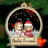 Merry Friendsmas - Bestie Personalized Custom Ornament - Acrylic Custom Shaped - Christmas Gift For Best Friends, BFF, Sisters