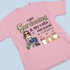 Work In Garden With Fur Baby - Dog & Cat Personalized Custom Unisex T-shirt, Hoodie, Sweatshirt - Gift For Pet Owners, Pet Lovers, Gardening Lovers