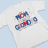 Happiness Is Being A Mom Grandma - Family Personalized Custom Unisex T-shirt, Hoodie, Sweatshirt - 4th Of July, Birthday Gift For Mom, Grandma