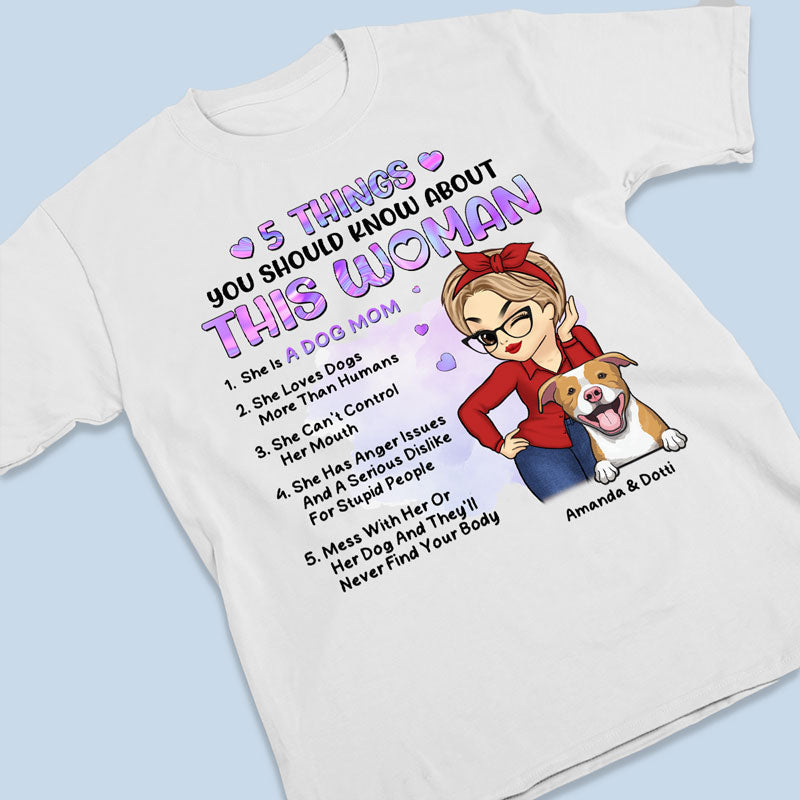 She Is A Dog Mom - Dog Personalized Custom Unisex T-shirt, Hoodie, Sweatshirt - Gift For Pet Owners, Pet Lovers
