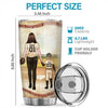 Behind Every Baseball Player Is A Baseball Mom - Family Personalized Custom Tumbler - Gift For Family Members