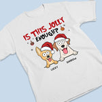 Custom Name Christmas Dog Gifts for Pet Lovers - Personalized Apparel