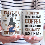 Custom Name Funny Coffee Couple Gifts - Personalized Mugs