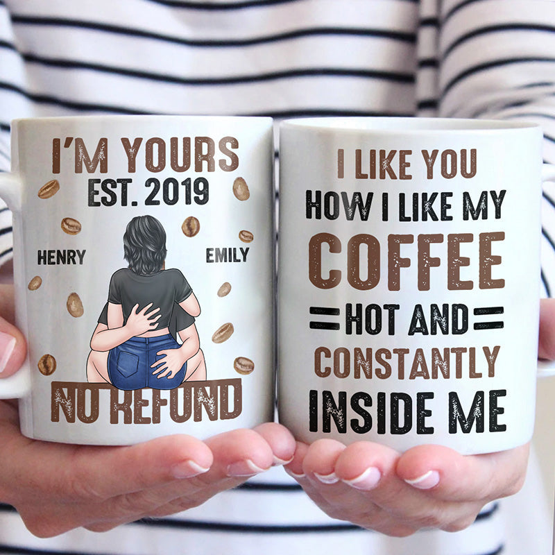 Custom Name Funny Coffee Couple Gifts - Personalized Mugs