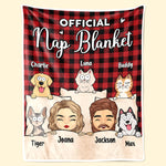 Custom Name Family and Pet Gifts - Personalized Blanket