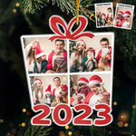 Custom Photo Christmas Family Gifts - Personalized Ornament