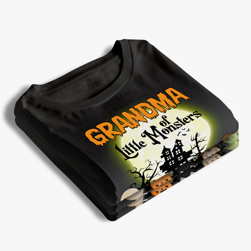 Custom Name Halloween Gifts for Grandma - Personalized Apparel