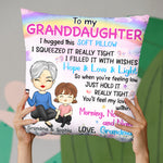 Custom Name Grandma Gifts for Granddaughter - Personalized Pillow