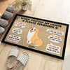 Remember When You're In Da House - Dog Personalized Custom Decorative Mat - Gift For Pet Owners, Pet Lovers