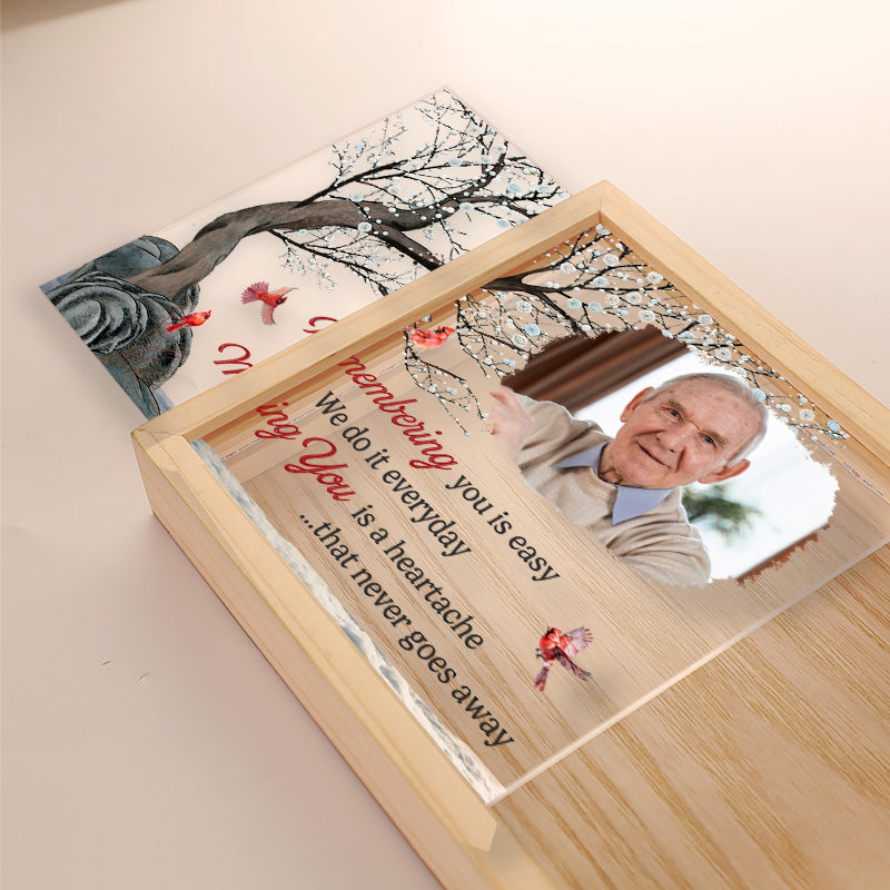 Custom Photo Memorial Remembrance Decor - Personalized Frame Light Box