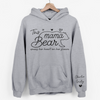 This Mama Bear Wears Her Heart On Her Sleeve - Family Personalized Custom Unisex Sweatshirt With Design On Sleeve - Gift For Mom
