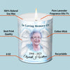 Custom Photo Always In Loving Memory With You - Memorial Personalized Custom Smokeless Scented Candle - Memorial Gift, Sympathy Gift For Family Members