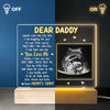 Custom Photo Very Soon, You'll Meet Me - Family Personalized Custom Rectangle Shaped 3D LED Light - Baby Shower Gift, Gift For First Dad