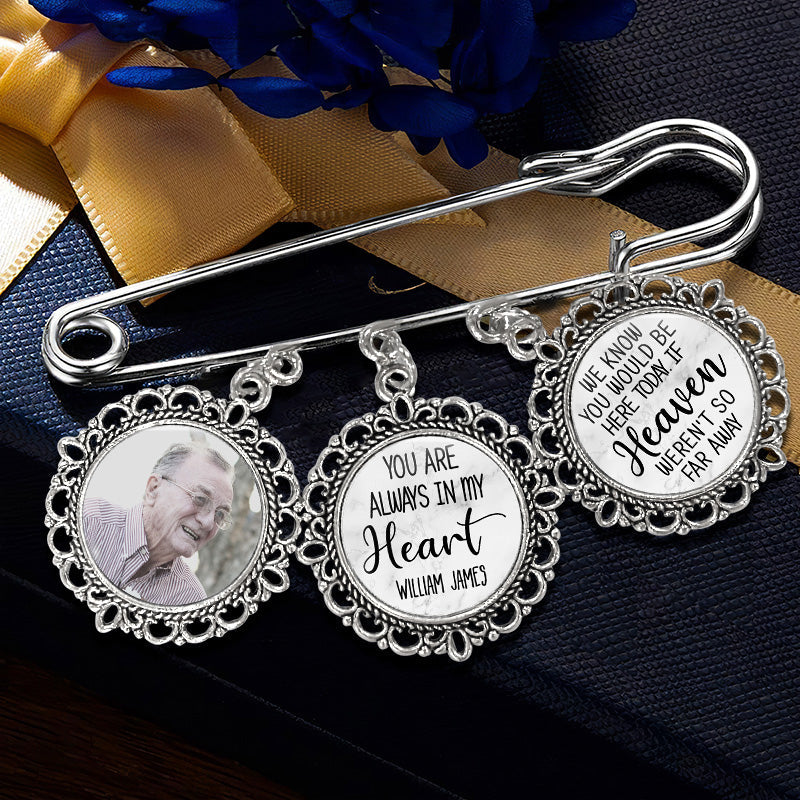 Custom Photo Memorial Keepsake Gifts - Personalized Memorial Lapel Pin