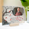 Custom Photo Someone We Love Is In Heaven - Memorial Personalized Custom Acrylic Plaque - Christmas Gift, Sympathy Gift For Family Members
