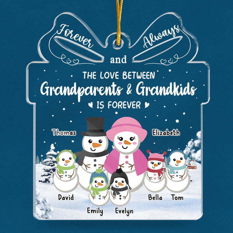 Family Is The Greatest Christmas Gift - Family Personalized Custom Ornament - Acrylic Custom Shaped - Christmas Gift For Family Members