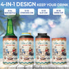 Husband And Wife Drinking Buddies For Life We Got This - Camping Personalized Custom 4 In 1 Can Cooler Tumbler - Gift For Husband Wife, Camping Lovers
