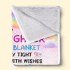 Grandkid Melts My Heart - Family Personalized Custom Blanket - Christmas Gift From Grandma