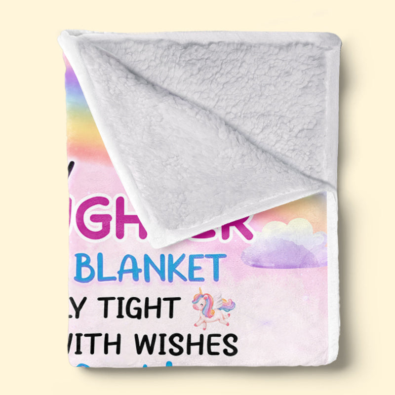 Custom Name Grandma Gifts for Granddaughter - Personalized Blanket