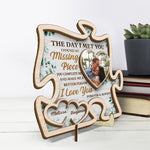 Custom Photo Romantic Couple Gifts - Personalized Wooden Plaque