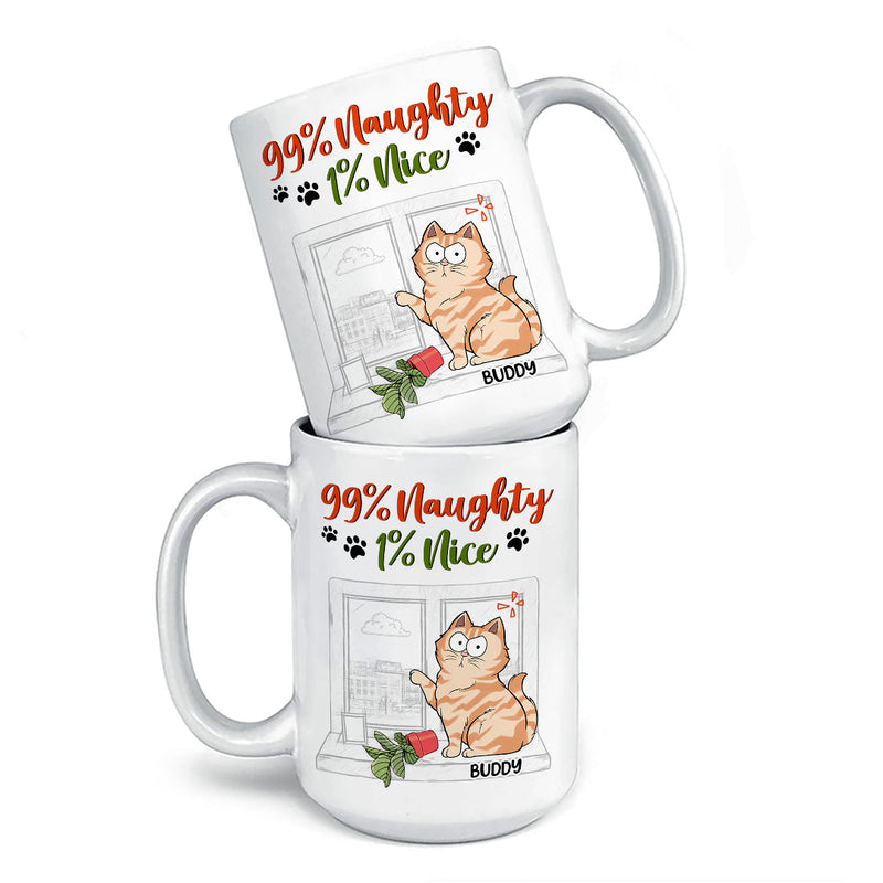Feed Me Human - Cat Personalized Custom Mug - Gift For Pet Owners, Pet Lovers