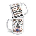 Custom Name Funny Coffee Couple Gifts - Personalized Mugs