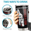 Family Is The Heart Of The Home - Family Personalized Custom Tumbler - Father's Day, Birthday Gift For Dad