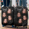 Go With All Your Heart - Travel Personalized Custom Luggage Cover - Gift For Travel Lovers