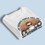 Custom Name Daddy Family Gifts for Dad - Personalized Apparel