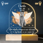 Custom Cat Memorial Gifts for Pet Loss - Personalized 3D LED Light