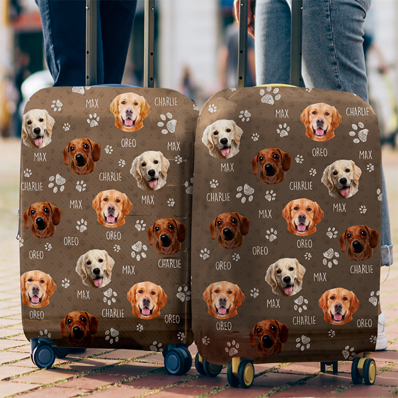 Custom Photo What Greater Gift Than The Love Of A Dog - Dog & Cat Personalized Custom Luggage Cover - Gift For Pet Owners, Pet Lovers