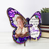 Custom Photo Forever In My Heart - Memorial Personalized Custom 2-Layered Wooden Plaque With Stand - Sympathy Gift, Gift For Family Members, Pet Owners, Pet Lovers
