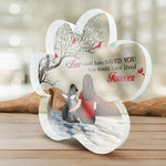 Custom Pet Memorial Gifts for Dog Lovers - Personalized Shaped Acrylic Plaque