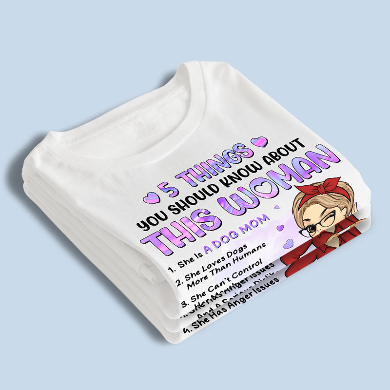 She Is A Dog Mom - Dog Personalized Custom Unisex T-shirt, Hoodie, Sweatshirt - Gift For Pet Owners, Pet Lovers