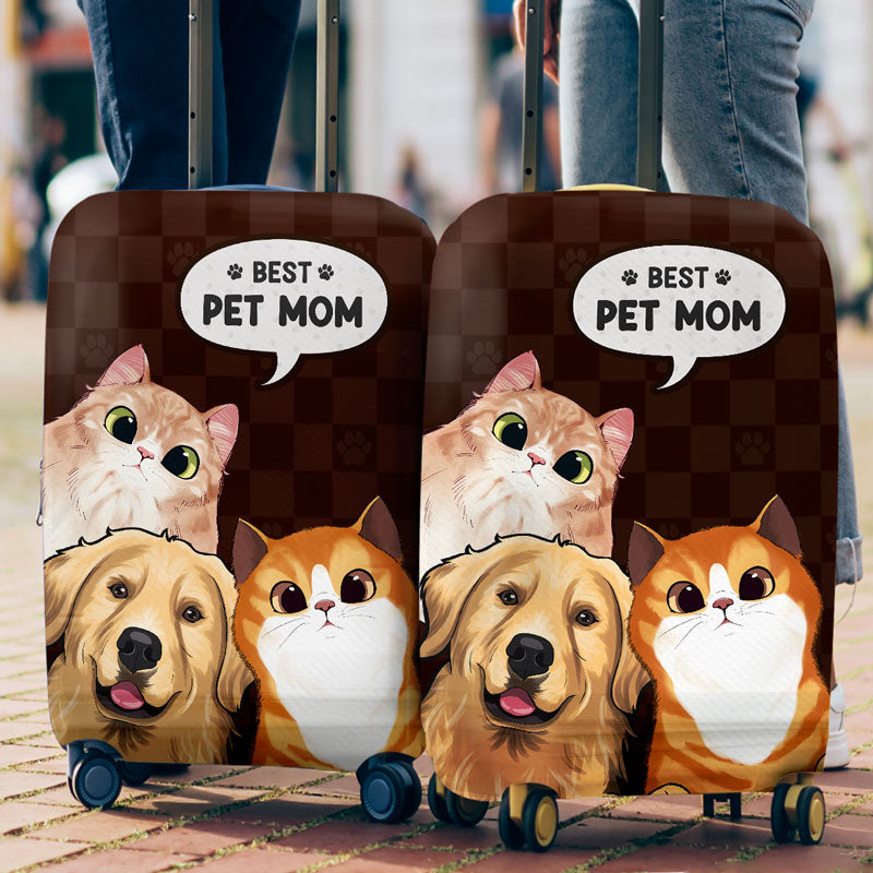 Cat Mom Cat Lover Travel Gifts - Luggage Cover