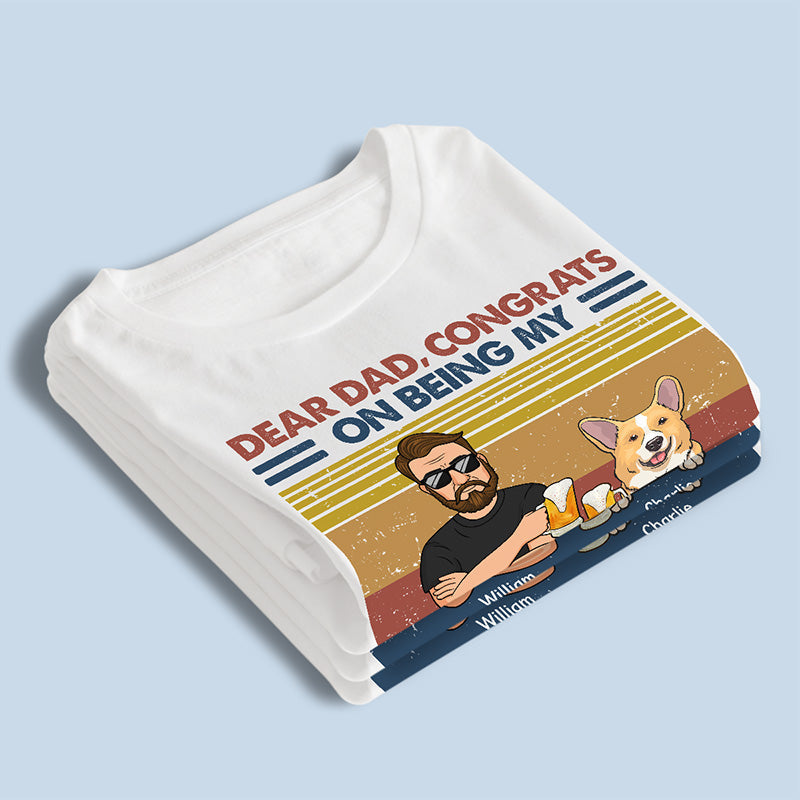 Congrats On Being My Poo Scooper Forever - Dog Personalized Custom Unisex T-shirt, Hoodie, Sweatshirt - Gift For Pet Owners, Pet Lovers