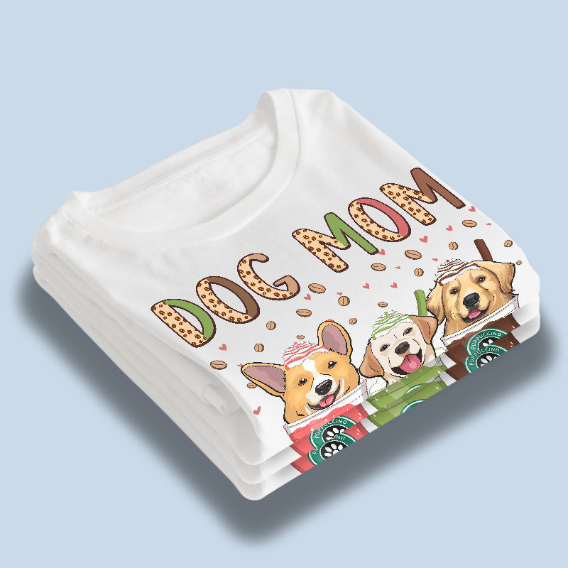 Mom & Catpuccino Puppuccino Coffee - Dog & Cat Personalized Custom Unisex T-shirt, Hoodie, Sweatshirt - Gift For Pet Owners, Pet Lovers