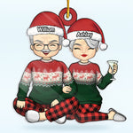 Custom Name Christmas Couple Gifts - Personalized Ornament