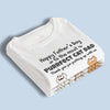 Thanks For Putting Up With Us - Cat Personalized Custom Unisex T-shirt, Hoodie, Sweatshirt - Father's Day, Birthday Gift For Pet Owners, Pet Lovers